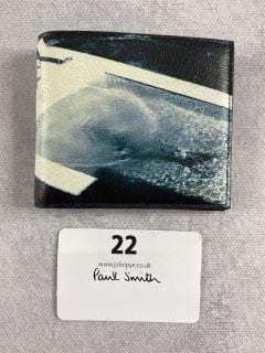 PAUL SMITH MEN'S WALLET BILFOLD EXPO. MADE FROM: 100% CALF LEATHER. RRP: £160