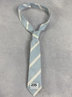 PAUL SMITH MEN'S TIE 6CM NARROW SILK LINEN. MADE FROM: 65% SILK 35% LINEN. RRP: £100