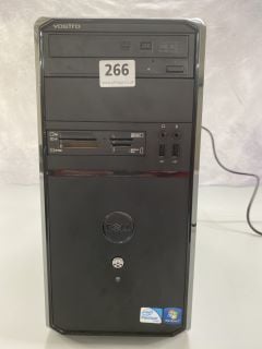 DELL VOSTRO 256GB PC IN BLACK: MODEL NO D11M (UNIT ONLY). INTEL PENTIUM CPU G630 @ 2.70 GHZ, 4GB RAM,   [JPTN41931]