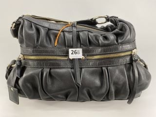 COCCINELE LARGE ZIP TOP SHOULDER BAG RRP£310.00