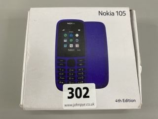 NOKIA 105 (4TH EDITION)  SMARTPHONE IN BLACK. (WITH BOX & CHARGE PLUG)  [JPTN41881]