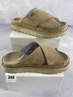 UGG GOLDENSTAR CROSS SLIDE UK SIZE 6