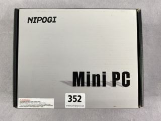 NIPOGI MINI PC 12TH INTEL ALDER LAKE N95 8GB RAM, M.2 SSD RRÂ£179.99(SEALED)