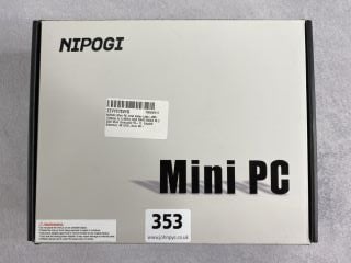 NIPOGI MINI PC 12TH INTEL ALDER LAKE N95 8GB RAM, M.2 SSD RRÂ£179.99(SEALED)