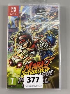 NINTENDO SWITCH CONSOLE GAME MARIO STRIKERS BATTLE LEAUGE FOOTBALL