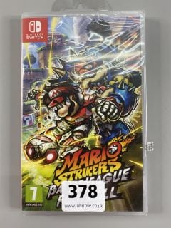 NINTENDO SWITCH CONSOLE GAME MARIO STRIKERS BATTLE LEAUGE FOOTBALL