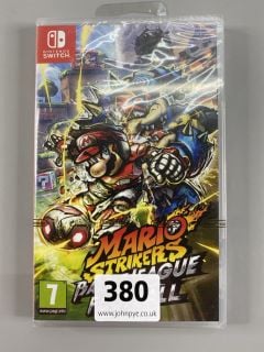 NINTENDO SWITCH CONSOLE GAME MARIO STRIKERS BATTLE LEAUGE FOOTBALL