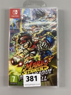 NINTENDO SWITCH CONSOLE GAME MARIO STRIKERS BATTLE LEAUGE FOOTBALL