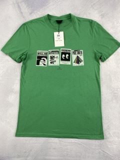 PAUL SMITH MEN'S SLIM FIT SS TSHIRT FUTURISMO. SIZE: S, MADE FROM: 100 ORGANIC COTTON. RRP: £65