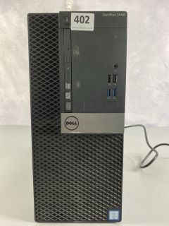 DELL OPTIPLEX 3040 512GB PC IN BLACK: MODEL NO D118M (UNIT ONLY). INTEL CORE I3-6100, 8GB RAM,   [JPTN41936]