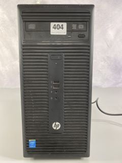 HP 280 G1 MT BUSINESS PC 512GB PC IN BLACK. (UNIT ONLY). INTEL CORE I3-4160, 4GB RAM,   [JPTN41956]