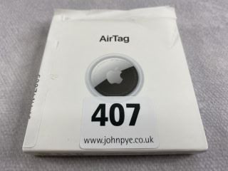 APPLE AIRTAG TRACKING DEVICE IN WHITE: MODEL NO A2187 (WITH BOX)  [JPTN42009]