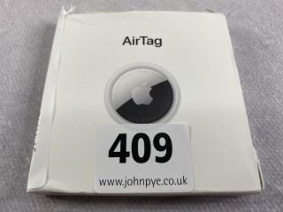 APPLE AIRTAG TRACKING DEVICE IN WHITE: MODEL NO A2187 (WITH BOX)  [JPTN42010]