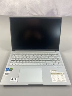 ASUS VIVOBOOK 16X LAPTOP IN SILVER: MODEL NO K3605Z (UNIT ONLY NO CHARGE UNIT) (HARD DRIVE REMOVED SALVAGE/SPARES).   [JPTN41991]