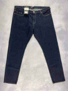 PAUL SMITH MEN'S TAPERED FIT JEAN. SIZE: 38, MADE FROM: 99% COTTON 1% ELASTANE - WOVEN BLUE DENIM 14.5OZ. RRP: £115