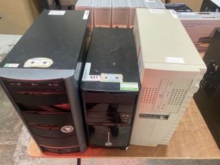 3 X  ITEMS TO INCLUDE UNBRANDED PC DESKTOP.  [JPTN41986, JPTN41990, JPTN41987]