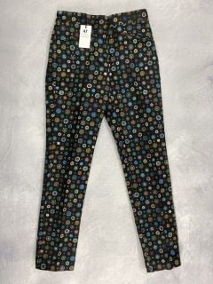 PAUL SMITH WOMEN'S TROUSERS. SIZE: 40, MADE FROM: 100 POLYESTER WOVEN