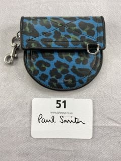 PAUL SMITH WOMEN'S PURSE CLIP POUCH. MADE FROM: 100 COW LEATHER. RRP: £175