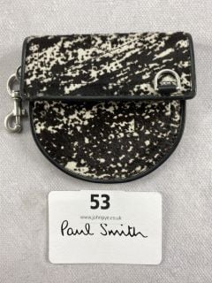 PAUL SMITH WOMEN'S PURSE CLIP POUCH. MADE FROM: 100 COW LEATHER. RRP: £175