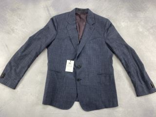 PAUL SMITH GENT'S TAILORED FIT 2 BUTTON JACKET. SIZE: 44/54, MADE FROM: 54.1 WOOL 36.7 SILK 9.2 LINEN. RRP: £745