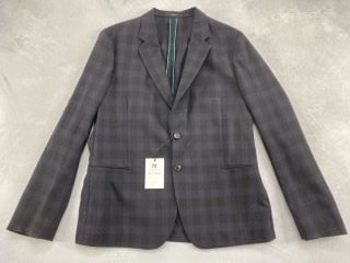 PAUL SMITH GENT'S TAILORED FIT 2 BTN JACKET. SIZE: 44/54, MADE FROM: 100 WOOL. RRP: £730