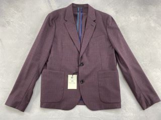 PAUL SMITH MEN'S JACKET UNLINED. SIZE: 42/52, MADE FROM: 100% WOOL. RRP: £400