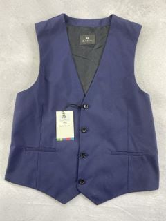 PAUL SMITH GENT'S WAISTCOAT. SIZE: 40, MADE FROM: 100 WOOL WOVEN. RRP: £135