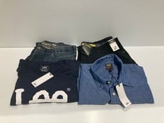 4 X GARMENTS READ VARIOUS SIZES AND MODELS INCLUDING BLUE SHIRT SIZE M - LOCATION 6A.