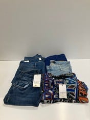 6 X VARIOUS BRANDS VARIOUS SIZES AND MODELS INCLUDING UNEVEN DENIM TROUSERS SIZE 40 - LOCATION 2A.