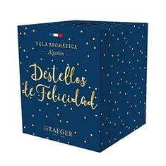 12 X DRAEGER PARIS - COTTON FRAGRANCE CANDLE SPARKLES OF HAPPINESS - LOCATION 32A.