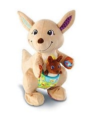 4 X VTECH BABY SOFT TOY KANGAROOS, MULTICOLOUR 1-4 YEARS - LOCATION 24A.