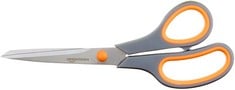 30 X BASICS MULTIPURPOSE, COMFORT GRIP, PVD COATED, STAINLESS STEEL OFFICE SCISSOR, MULTICOLOR, PACK OF 1 - LOCATION 16A.