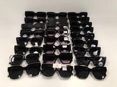 25 X DESIGNER GLASSES VARIOUS MODELS IN BLACK (TOTAL P.V.P 250€) - LOCATION 46B.