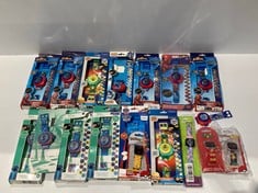 VARIETY OF CHILDREN'S WATCHES VARIOUS MODELS INCLUDING SPIDERMAN WATCHES - LOCATION 14B.