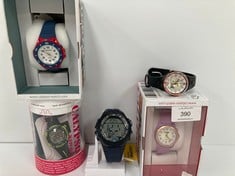 5 X CALYPSO WATCHES VARIOUS MODELS INCLUDING MODEL K5745 - LOCATION 10B.