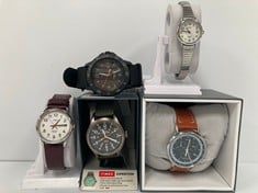 5 X TIMEX WATCHES VARIOUS MODELS INCLUDING MODEL T2H371 - LOCATION 10B.