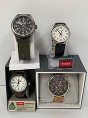 4 X TIMEX WATCHES VARIOUS MODELS INCLUDING T49961 - LOCATION 10B.