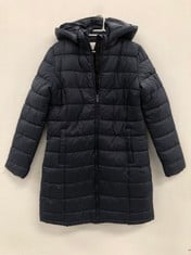 PEPE JEANS WOMEN'S LONG JACKET NAVY BLUE COLOUR SIZE M - LOCATION 49A.