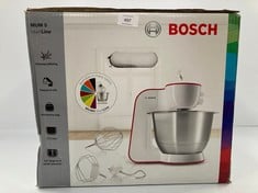 BOSCH FOOD PROCESSOR MUM54A00 MUM 5, 3.9 L, 900 W, BLACK/SILVER/WHITE (P.V.P 177€) - LOCATION 23B.