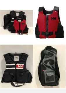 2 X HELLY HANSEN LIFEJACKETS AND CRESSI HYDRO SPORTS 120 L BACKPACK - LOCATION 44B.