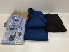 5 X GARMENTS VARIOUS BRANDS AND SIZES INCLUDING LIGHT BLUE HACKETT SHIRT SIZE 145 - LOCATION 20B.