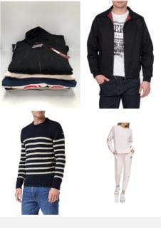 4 X BRANDED GARMENTS VARIOUS SIZES INCLUDING MOSCHINO JUMPER SIZE 44 - LOCATION 42A.