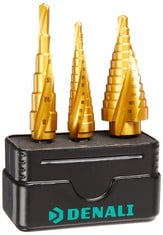 4 X DENALI STEP DRILL BIT SETS OF 3 PIECES - LOCATION 10C.