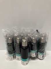 12 X BLACK NERTHUS BOTTLES - LOCATION 6C.