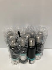 12 X BLACK NERTHUS BOTTLES - LOCATION 6C.