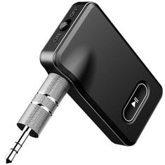 10 X ANSTA BLUETOOTH 4.1 RECEIVER, PORTABLE WIRELESS AUDIO ADAPTER, 5 MINUTE QUICK CHARGE, HANDSFREE, BLUETOOTH CAR KIT, 3.5MM BLUETOOTH CAR ADAPTER - LOCATION 27C.