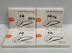 4 X UXD BLUETOOTH HEADSET MODEL BT01 - LOCATION 27C.