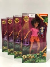 4 X NICKELODEON DORA THE EXPLORER DOLLS - LOCATION 47C.