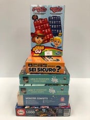 6 X VARIETY OF BOARD GAMES INCLUDING WHO'S WHO - LOCATION 52C.