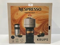 NESPRESSO CAPSULE COFFEE MACHINE VERTUO NEXT MODEL XN910N BLACK (P.V.P 89€) - LOCATION 28C.